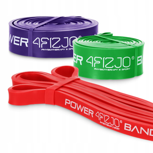 Резинка для фитнеса  4FIZJO Power Band 6 шт 2-46 кг Mix - фото №7